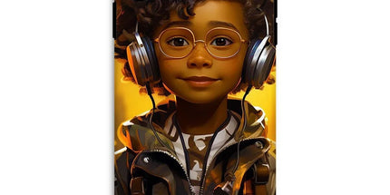 Little Boy Dino Dream Earphone: MelanatedMe Adventures by D'Sare Tough Phone Case by Prodigi