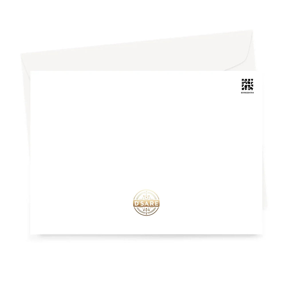 Urban Girl Neon Butterfly Headphone Pop Greeting Card - D'Sare