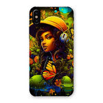 Urban Girl Neon Butterfly Headphone Pop Snap Phone Case - D'Sare