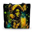 Bioluminescent Dreams | Monarch Butterfly Alchemist | Vibrant Fantasy  Canvas Tote Bag - D'Sare
