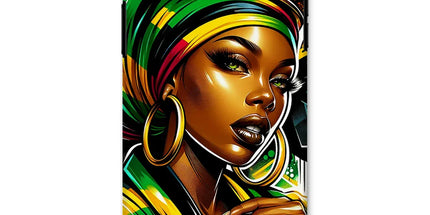 Gift For Her Rasta Queen Street Black Women Gift Snap Phone Case - D'Sare