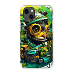 Nature's Resilience: Surreal Auto-Forest Artwork - Whimsical Raccoon and Greenery Infused Car  Snap Phone Case - D'Sare