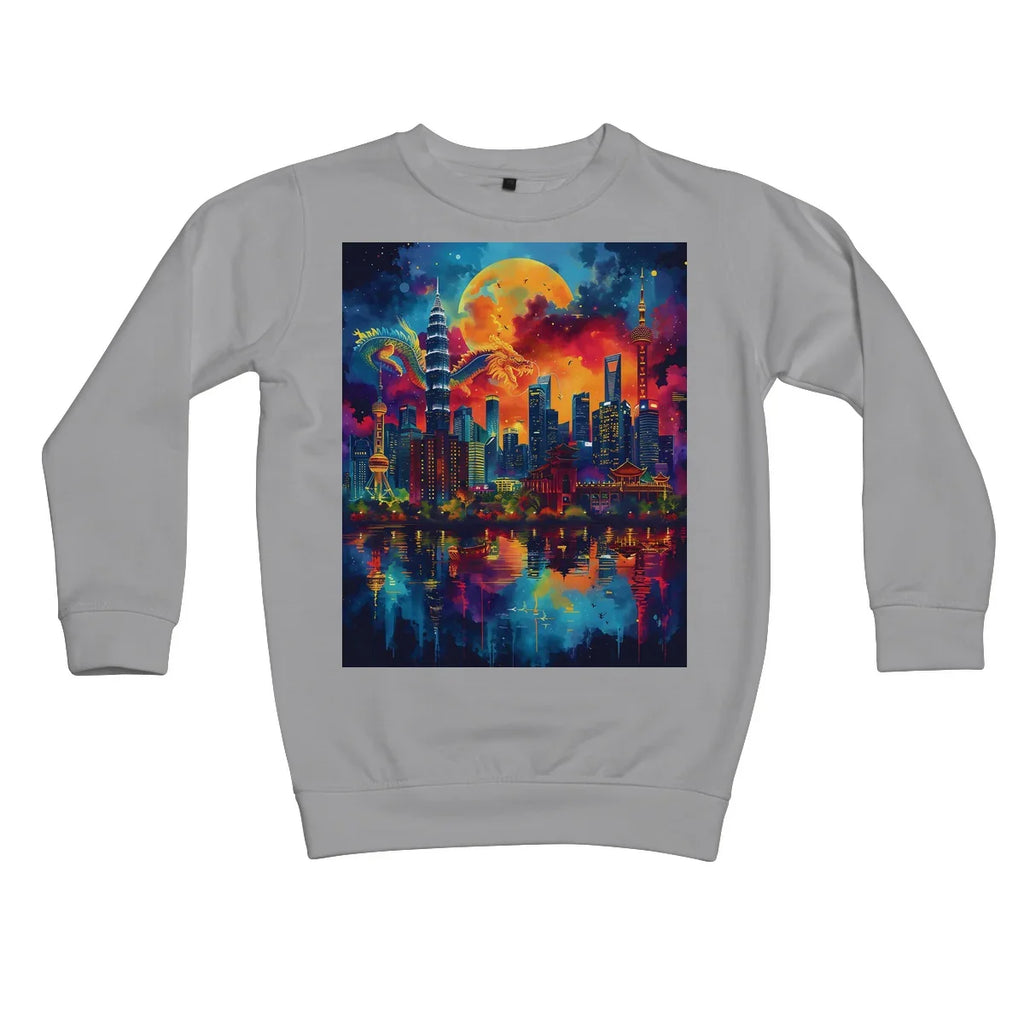 2024 Year Of The Dragon Celebration Kids Sweatshirt - D'Sare