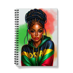 Irie Island Girl  Notebook - D'Sare