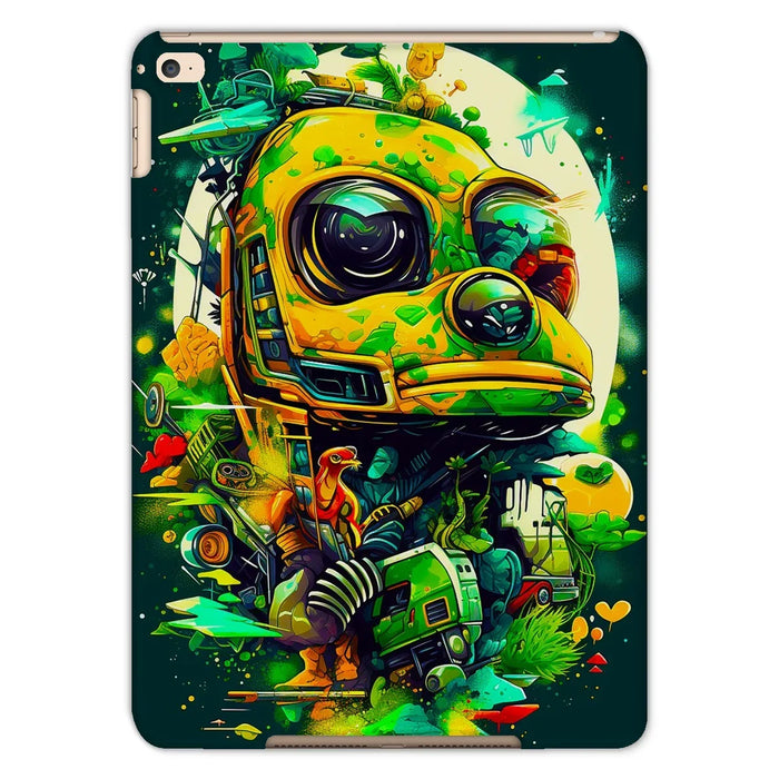 Mechanical Muse: Vibrant Graffiti Odyssey in Surreal Auto Wonderland Tablet Cases
