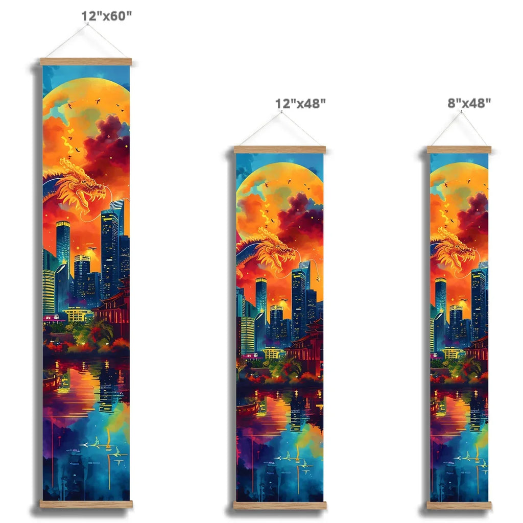 2024 Year Of The Dragon Celebration Wall Height Chart - D'Sare