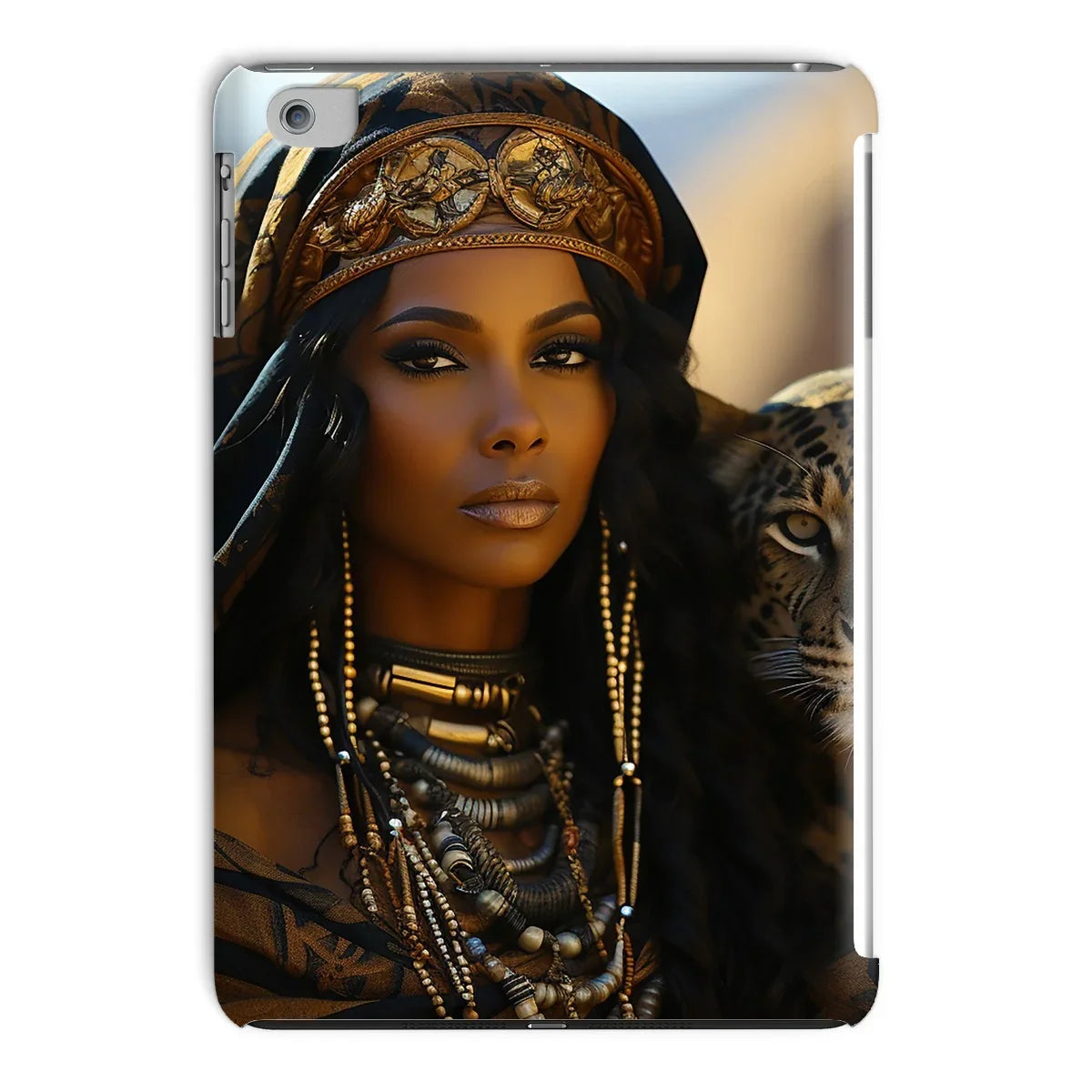 Blue Empress and The Majestic Leopard Tablet Cases - D'Sare
