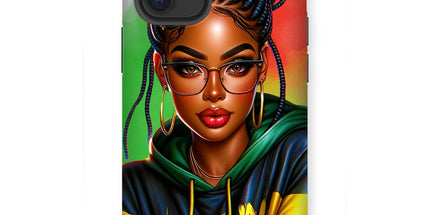 Irie Island Girl Tough Phone Case by Prodigi