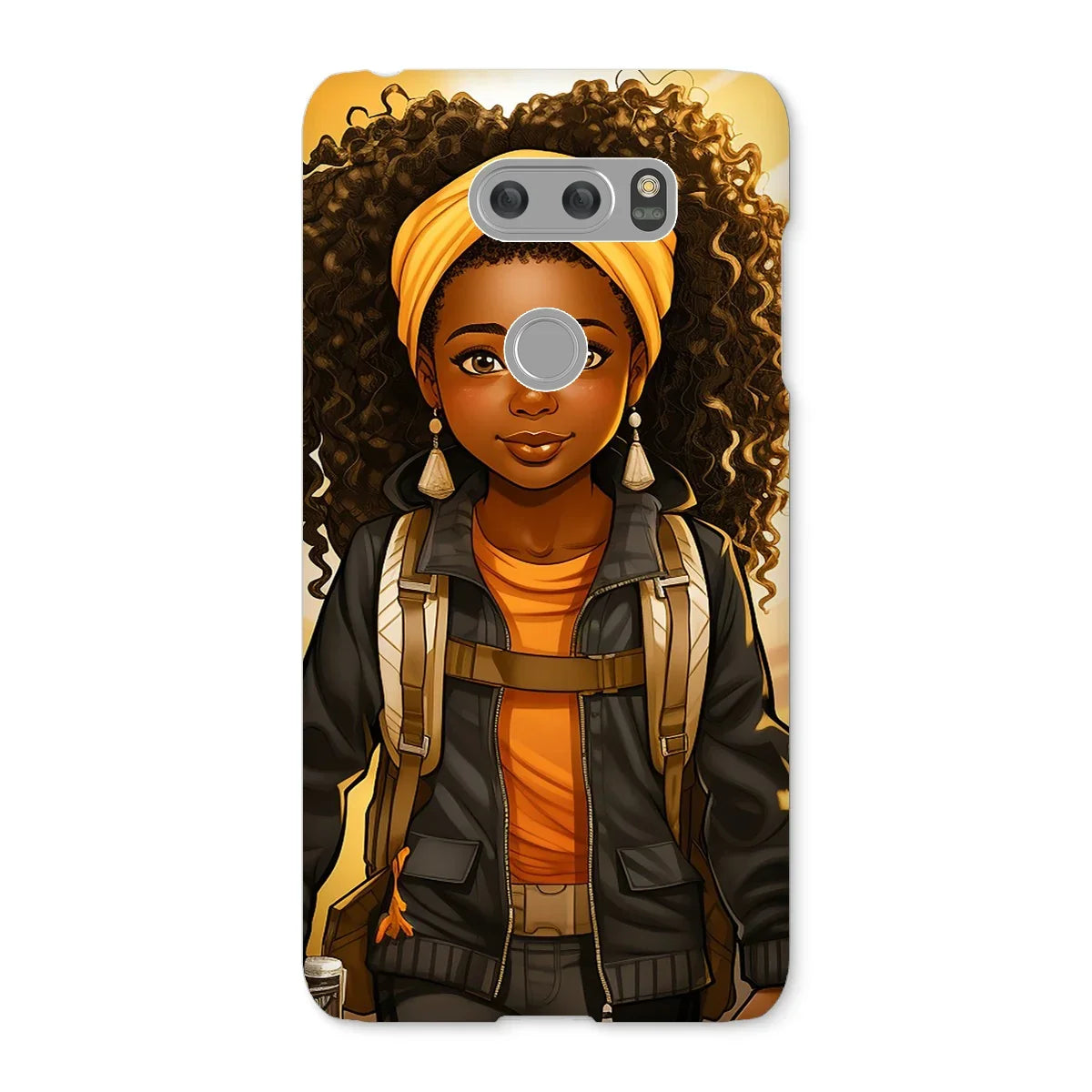 Autum Days Cute Black Girl MelanatedMe Snap Phone Case - D'Sare