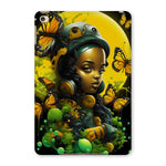 Monarch Butterfly Urban Fantasy Art Print - Afrofuturistic Girl with Butterflies Tablet Cases - D'Sare