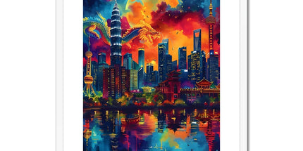 2024 Year Of The Dragon Celebration Framed & Mounted Print by Prodigi