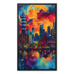 2024 Year Of The Dragon Celebration Framed Canvas - D'Sare