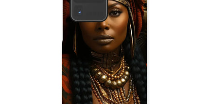 Empress Ebony Leopard Luxe MelanatedME Snap Phone Case by Prodigi