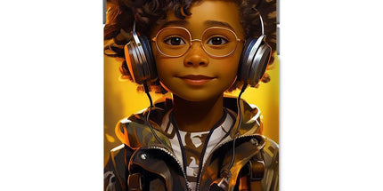 Little Boy Dino Dream Earphone: MelanatedMe Adventures by D'Sare Tough Phone Case by Prodigi