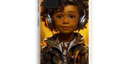 Little Boy Dino Dream: MelanatedMe Adventures by D'Sare Eco Phone Case by Prodigi