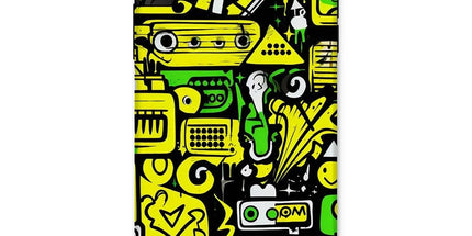 Graffiti Green and Yellow Abstract: A Dive into Vibrant Urban Art Tough Phone Case by Prodigi