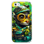 Nature's Resilience: Surreal Auto-Forest Artwork - Whimsical Raccoon and Greenery Infused Car  Snap Phone Case - D'Sare