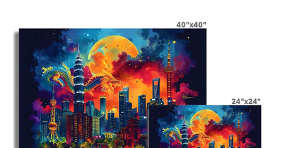 2024 Year Of The Dragon Celebration Wall Art Poster by Prodigi