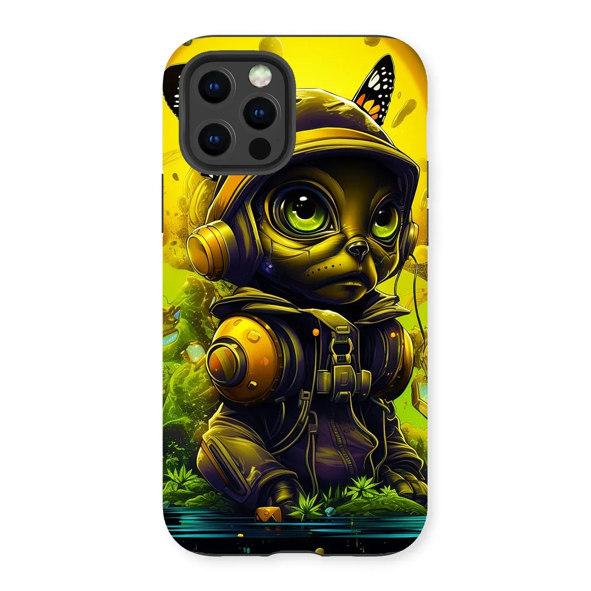 Lunar Explorer Pup | Intergalactic Canine Adventurer - Cosmic Voyage Sci-Fi Enthusiasts Tough Phone Case - D'Sare