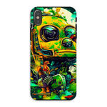 Mechanical Muse: Vibrant Graffiti Odyssey in Surreal Auto Wonderland Tough Phone Case - D'Sare