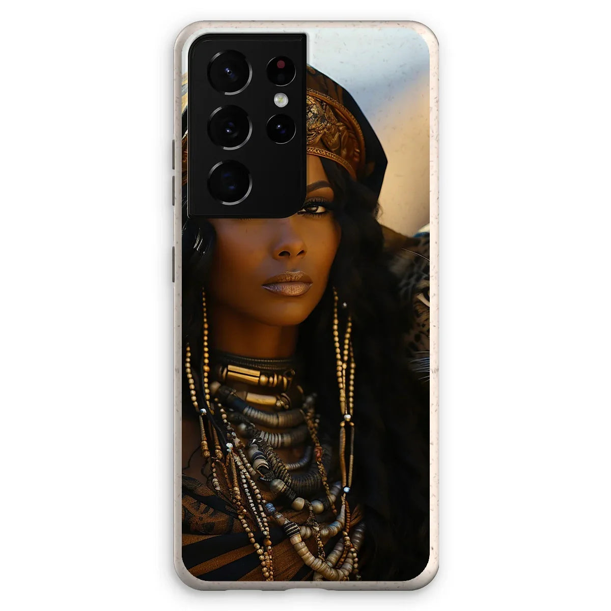 Blue Empress and The Majestic Leopard Eco Phone Case - D'Sare