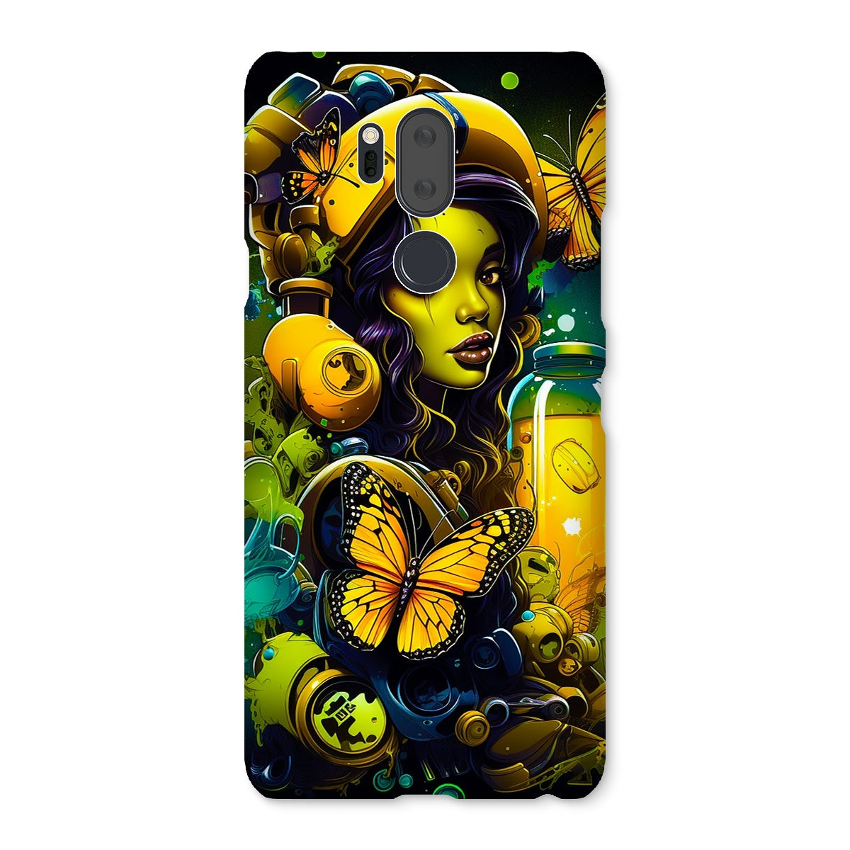 Bioluminescent Dreams | Monarch Butterfly Alchemist | Vibrant Fantasy  Snap Phone Case