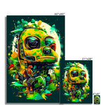 Mechanical Muse: Vibrant Graffiti Odyssey in Surreal Auto Wonderland Wall Art Poster - D'Sare