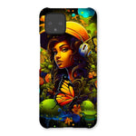 Urban Girl Neon Butterfly Headphone Pop Snap Phone Case - D'Sare