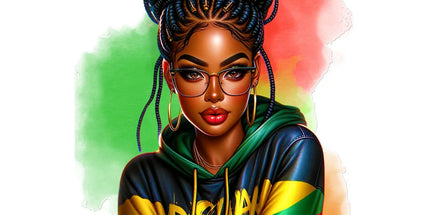 Irie Island Girl Temporary Tattoo by Prodigi