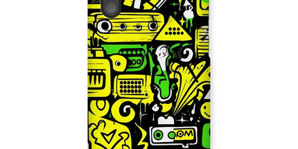 Graffiti Green and Yellow Abstract: A Dive into Vibrant Urban Art Snap Phone Case by Prodigi