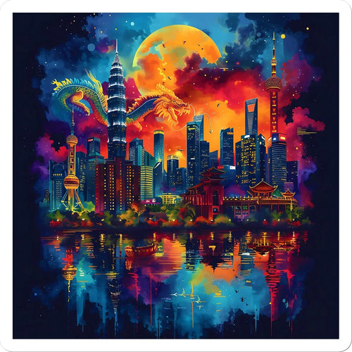 2024 Year Of The Dragon Celebration Sticker by Prodigi