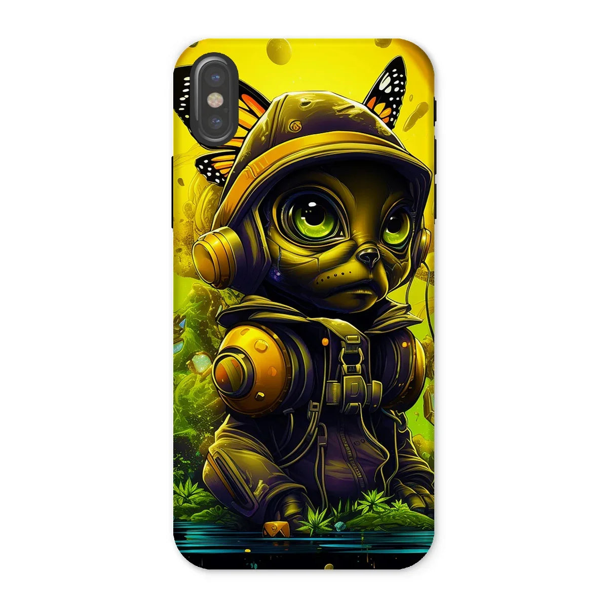 Lunar Explorer Pup | Intergalactic Canine Adventurer - Cosmic Voyage Sci-Fi Enthusiasts Tough Phone Case - D'Sare