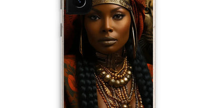Empress Ebony Leopard Luxe MelanatedME Eco Phone Case by Prodigi