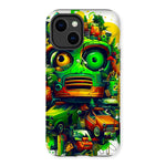 Graffiti Odyssey Surreal Urban Jungle Car Junk Yard Tough Phone Case - D'Sare