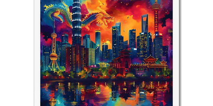 2024 Year Of The Dragon Celebration Budget Framed Poster - D'Sare