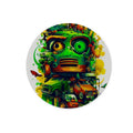 Graffiti Odyssey Surreal Urban Jungle Car Junk Yard Glass Chopping Board by Prodigi