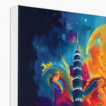 2024 Year Of The Dragon Celebration Canvas - D'Sare