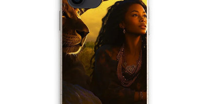 Empress Divine: The Black Feminine & Lion of Judah Legacy Eco Phone Case by Prodigi