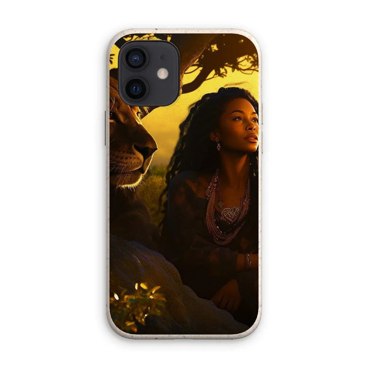 Empress Divine: The Black Feminine & Lion of Judah Legacy Eco Phone Case - D'Sare 