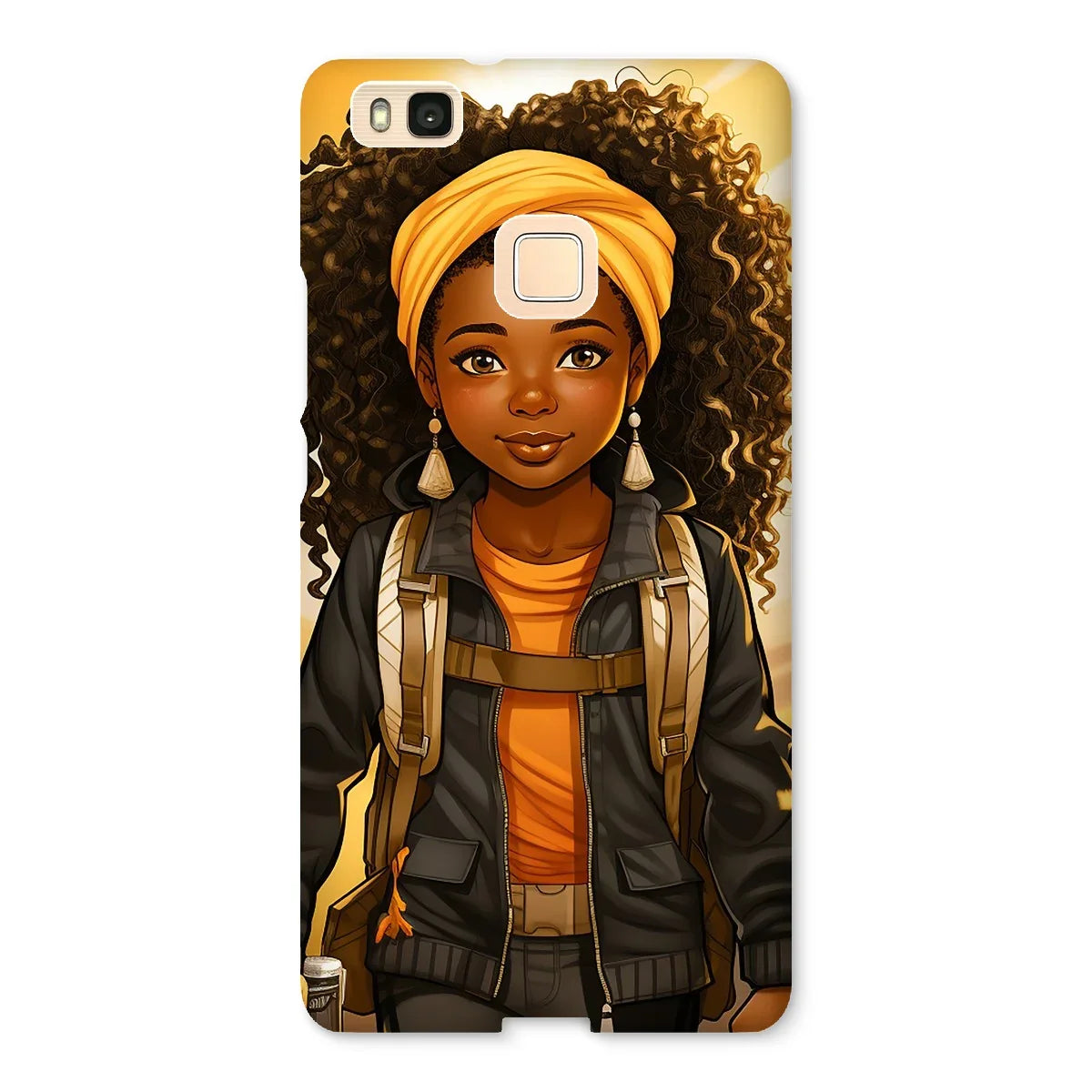 Autum Days Cute Black Girl MelanatedMe Snap Phone Case - D'Sare