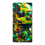 Mechanical Muse: Vibrant Graffiti Odyssey in Surreal Auto Wonderland Tough Phone Case - D'Sare