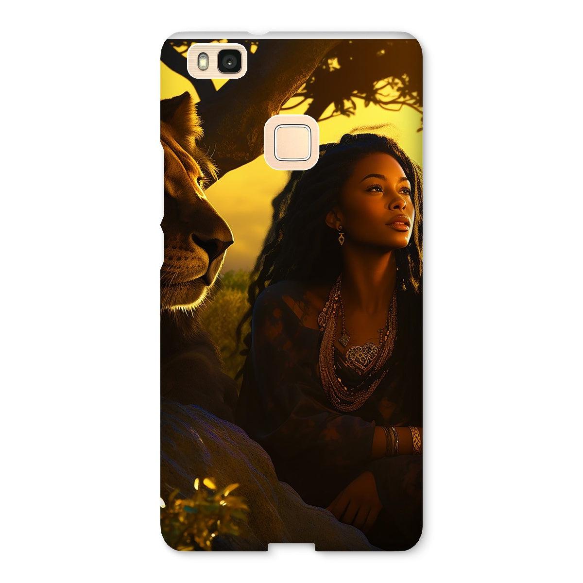 Empress Divine: The Black Feminine & Lion of Judah Legacy Snap Phone Case - D'Sare 