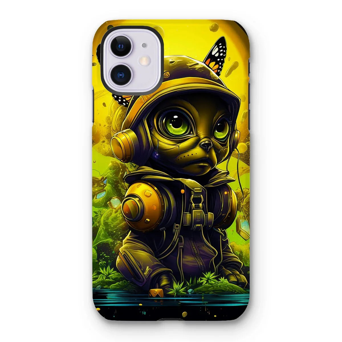 Lunar Explorer Pup | Intergalactic Canine Adventurer - Cosmic Voyage Sci-Fi Enthusiasts Tough Phone Case - D'Sare