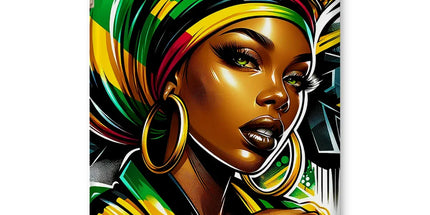 Gift For Her Rasta Queen Street Black Women Gift Tablet Cases - D'Sare