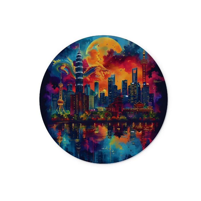 2024 Year Of The Dragon Celebration Glass Chopping Board