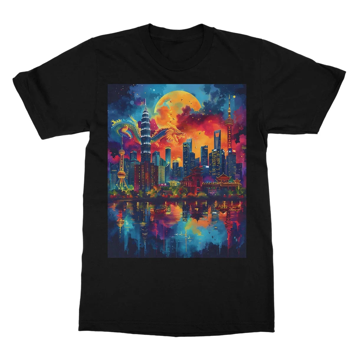 2024 Year Of The Dragon Celebration Softstyle T-Shirt by Prodigi