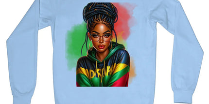 Irie Island Girl Crew Neck Sweatshirt by Prodigi