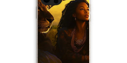 Empress Divine: The Black Feminine & Lion of Judah Legacy Eco Phone Case by Prodigi