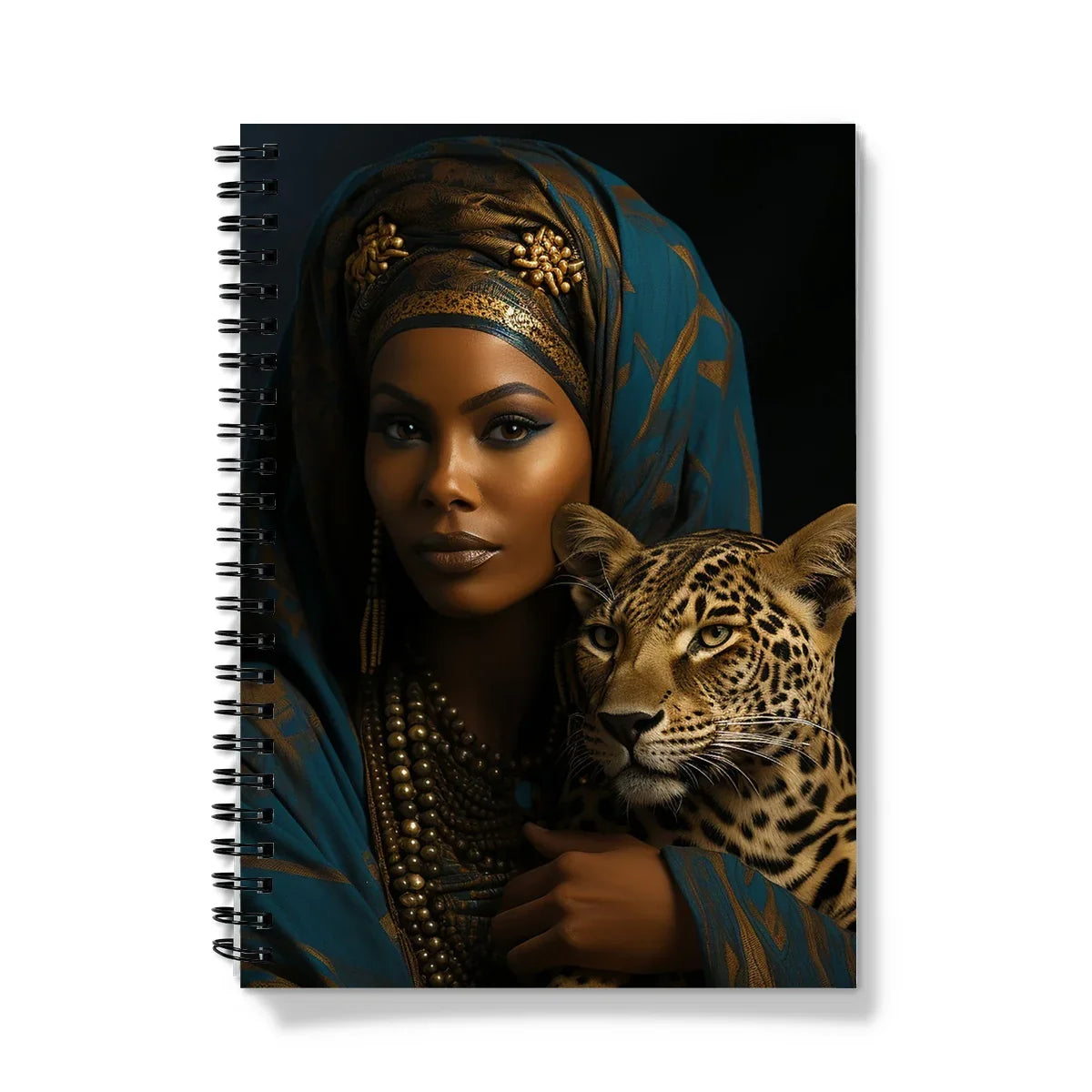 Leopard Luxe Lady Glamorous Empress  Notebook - D'Sare