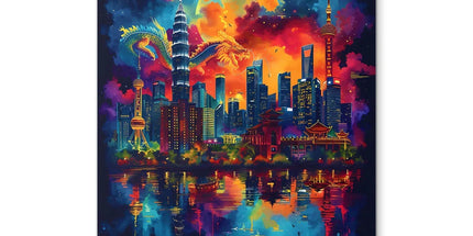 2024 Year Of The Dragon Celebration Coaster by Prodigi